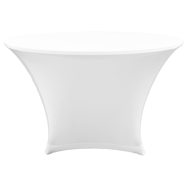 STRETCH ROUND BANQUETTE TABLECOVER