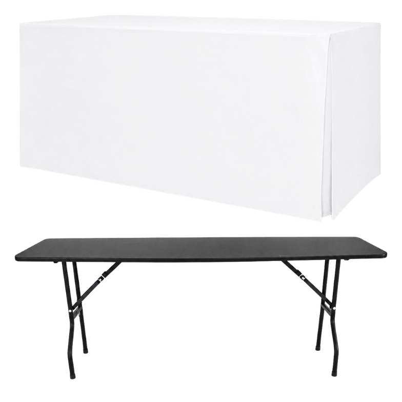 PARIS SPLIT  - RECTANGULAR BANQUET TABLECLOTH - 4 SIDE CLOSED