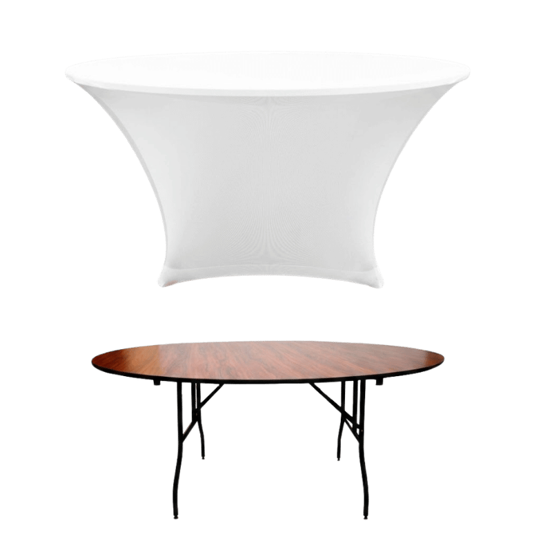 STRETCH ROUND BANQUET TABLECOVER
