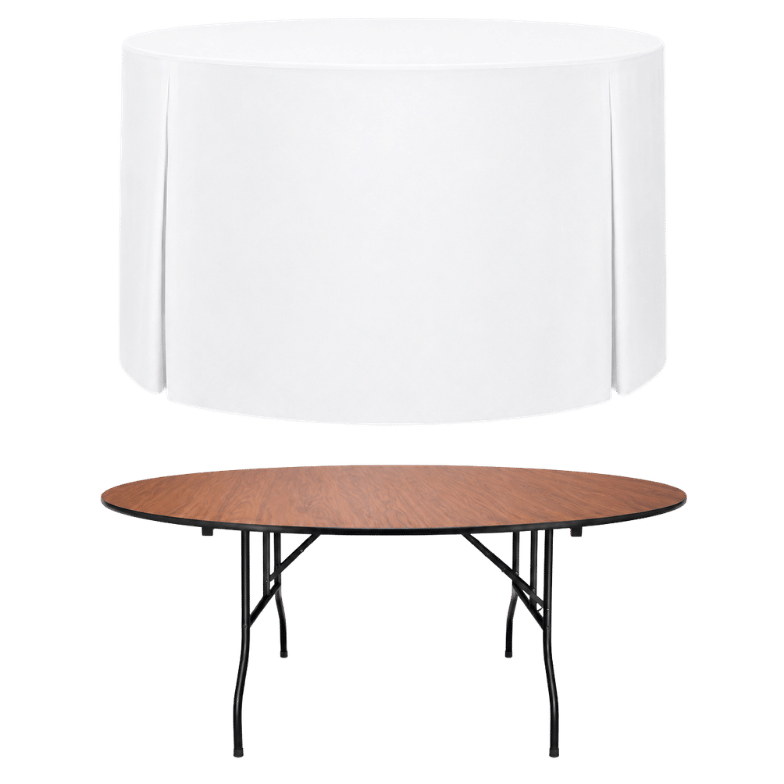 PARIS PLEAT - ROUND BANQUET TABLECLOTH