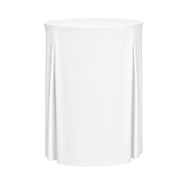 PARIS PLEAT BISTRO TABLECLOTH
