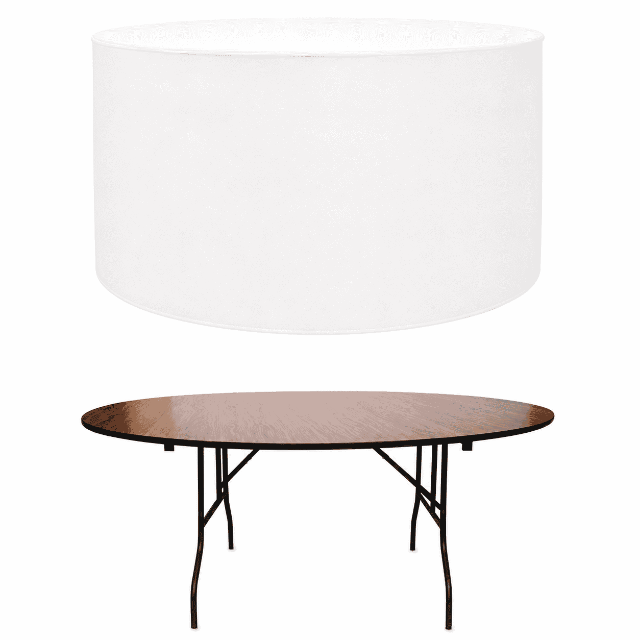 PARIS BOX - ROUND BANQUET TABLECLOTH NO PLEAT