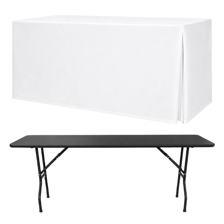 PARIS PLEAT - RECTANGULAR BANQUET TABLECLOTH  - 4 SIDE CLOSED
